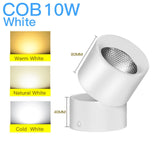 Led Spot Light 220V Spotlight Lamp COB Ceiling Spots Focus Led Downlights Foldable Fixture Down Lights Indoor Lighting For Home