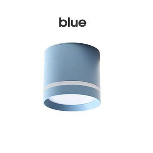 Dimmable LED Surface Mounted Downlight Colorful Ceiling Light 5W 7W 9W 12W 15W Modern Nordic Macaron Led Downlight AC220V 110V