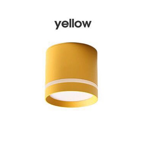 Dimmable LED Surface Mounted Downlight Colorful Ceiling Light 5W 7W 9W 12W 15W Modern Nordic Macaron Led Downlight AC220V 110V