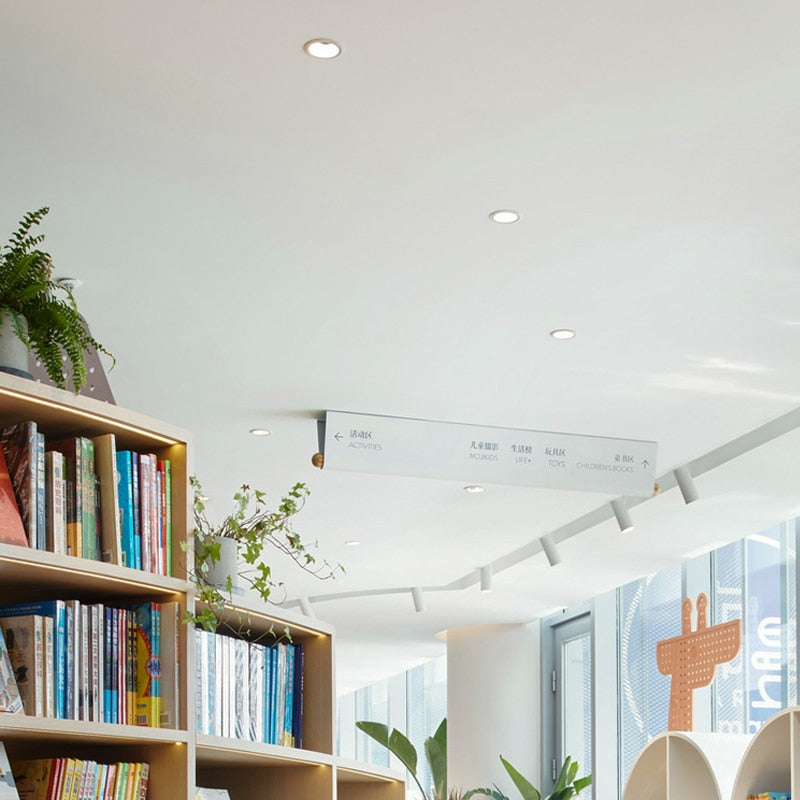 Led Spot Light 220V 110V Round Recessed Spotlights Led Downlight 5W 7W 12W 18W LED Ceiling Spot Lighting For Living Room Bedroom