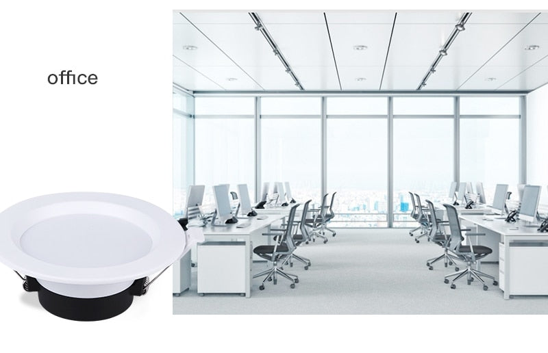Led Spot Light 220V 110V Round Recessed Spotlights Led Downlight 5W 7W 12W 18W LED Ceiling Spot Lighting For Living Room Bedroom