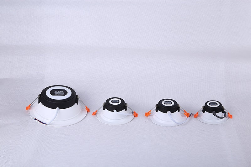 Led Spot Light 220V 110V Round Recessed Spotlights Led Downlight 5W 7W 12W 18W LED Ceiling Spot Lighting For Living Room Bedroom