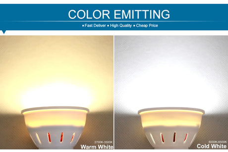Led Spotlight GU10 3W 5W G5.3 Led Lamp Smd2835 MR16 Led Lighting Ac Dc 12V Warm Cold White Led Bulb For Downlight Table Lamp