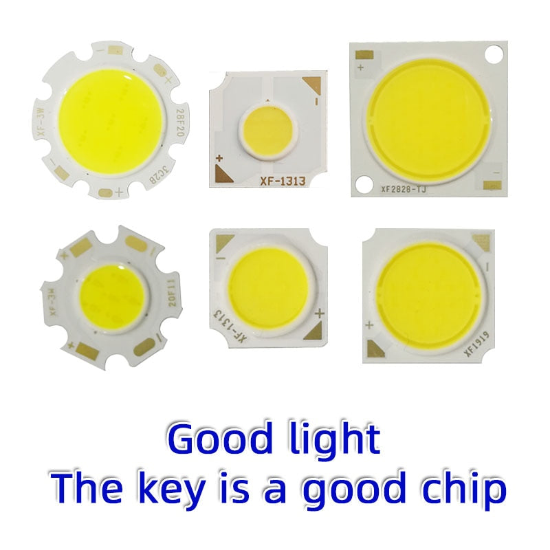 LED Source Chip Light Spotlight Downlight Lamps COB Light Bulb beads integrated surface chip board 3W 5W 7W 10W 12W 15W 18W 20W 30W 50W