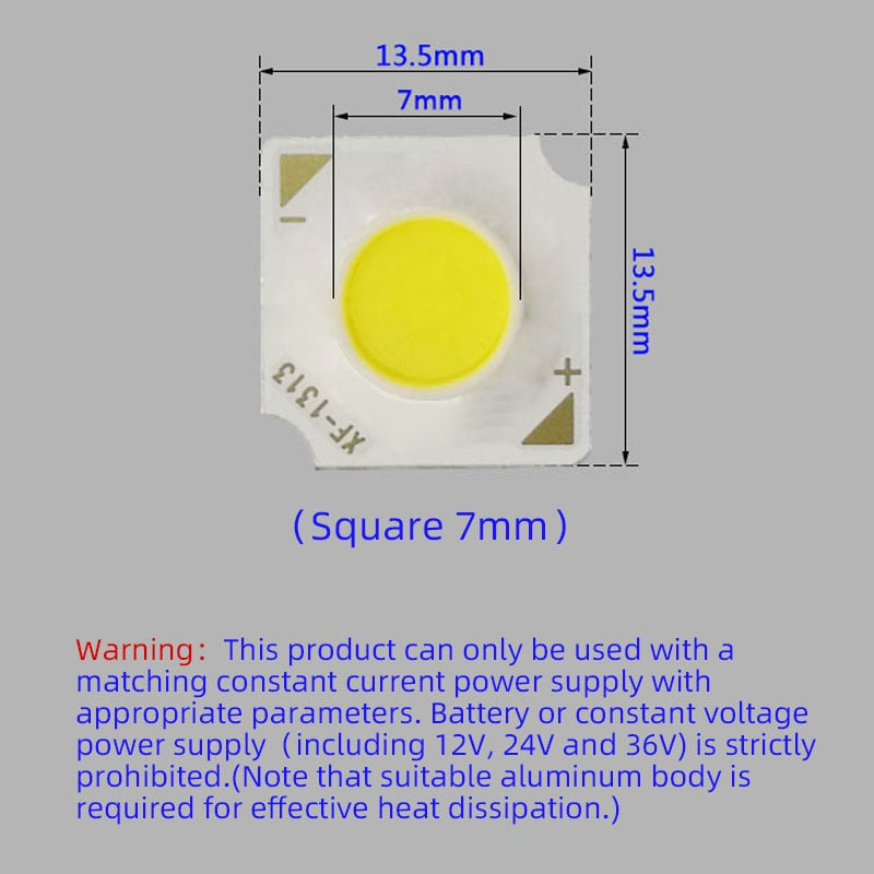 LED Source Chip Light Spotlight Downlight Lamps COB Light Bulb beads integrated surface chip board 3W 5W 7W 10W 12W 15W 18W 20W 30W 50W