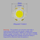 LED Source Chip Light Spotlight Downlight Lamps COB Light Bulb beads integrated surface chip board 3W 5W 7W 10W 12W 15W 18W 20W 30W 50W