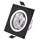 Led Downlight 3W 5W 7W Square Spot Lighting Lamp AC110V 240V Dimmable Down Lights Led Cabinet Light Black/silver