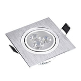 Led Downlight 3W 5W 7W Square Spot Lighting Lamp AC110V 240V Dimmable Down Lights Led Cabinet Light Black/silver