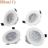 LED Dimmable Downlight Super Bright Recessed 9W 12W 15W 21W LED Spot light LED Recessed Ceiling Lamp AC 110V220VAC85-265V
