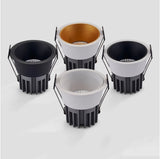 Dimmable Recessed Anti Glare COB LED Downlights 7W/ 9W/12W/15W LED Ceiling Spot Lights AC85~265V Background Lamps Indoor Lighting