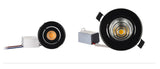 Special Black led spot Mini 3W 5W 7W COB LED Downlight Dimmable Recessed Lamp Light for ceiling home office hotel 110V 220V