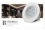 LED Dimmable Downlight Super Bright Recessed 9W 12W 15W 21W LED Spot light LED Recessed Ceiling Lamp AC 110V220VAC85-265V
