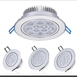 Round LED Dimmable Downlights 3W 6W 10W 14W 18W LED Ceiling lamp recessed COB LED Ceiling Spot lights ac85-265V Indoor Lighting