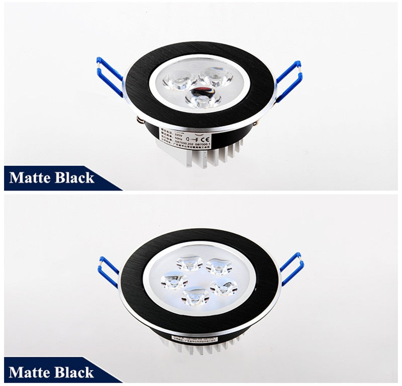 Round LED Dimmable Downlights 3W 6W 10W 14W 18W LED Ceiling lamp recessed COB LED Ceiling Spot lights ac85-265V Indoor Lighting