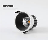 Dimmable Recessed Anti Glare COB LED Downlights 7W/ 9W/12W/15W LED Ceiling Spot Lights AC85~265V Background Lamps Indoor Lighting