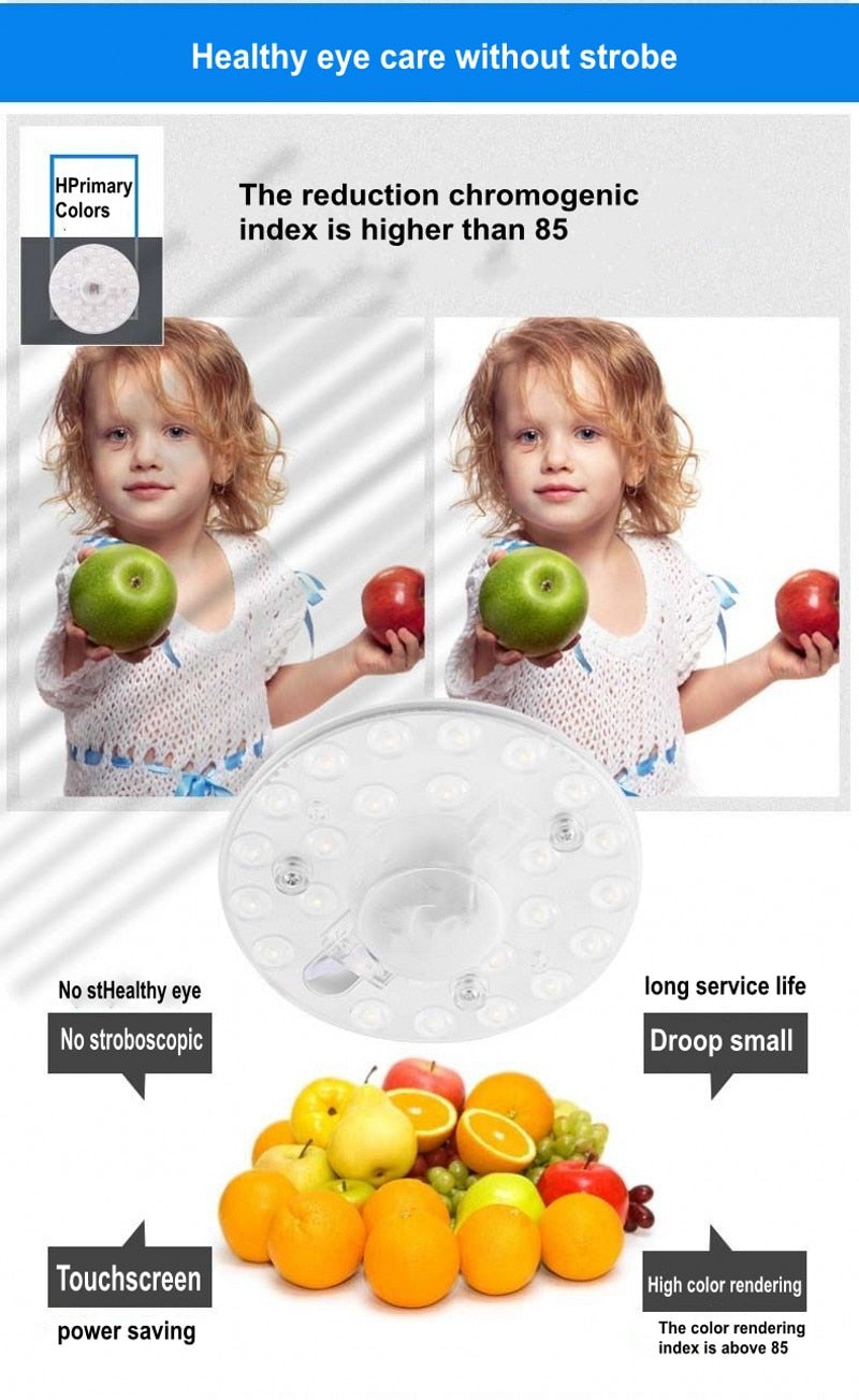 LED PANEL Circle Ring Light SMD2835 12W 18W 24W 36W LED Round Ceiling decoration Ceiling Lamp AC 220V downlight