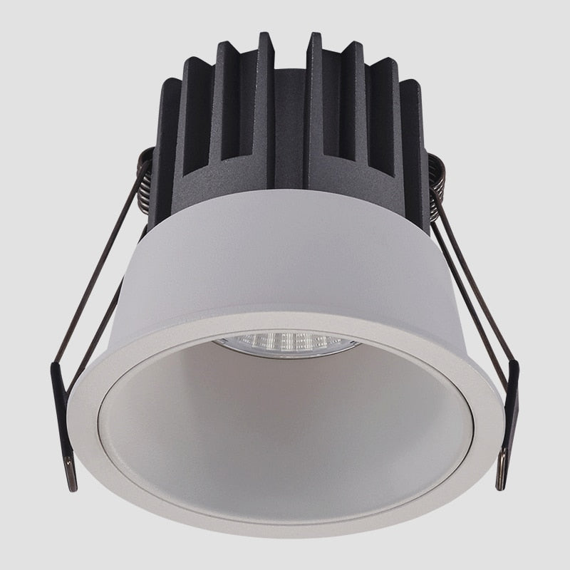 Dimmable Recessed Anti Glare COB LED Downlights 7W/ 9W/12W/15W LED Ceiling Spot Lights AC85~265V Background Lamps Indoor Lighting
