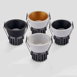 Dimmable Recessed Anti Glare COB LED Downlights 7W/ 9W/12W/15W LED Ceiling Spot Lights AC85~265V Background Lamps Indoor Lighting