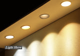 Dimmable Recessed Anti Glare COB LED Downlights 7W/ 9W/12W/15W LED Ceiling Spot Lights AC85~265V Background Lamps Indoor Lighting