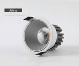 Dimmable Recessed Anti Glare COB LED Downlights 7W/ 9W/12W/15W LED Ceiling Spot Lights AC85~265V Background Lamps Indoor Lighting