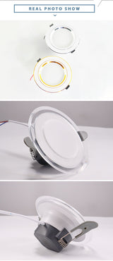 LED 3W 5W 9W 12W 15W 18W Downlight Spot led downlight AC 220V gold Silver White Ultra Thin Aluminum Round Recessed LED Spot Lighting