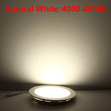 LED downlight AC/DC 12V 24V 3W 4W 6W 9W 12W 15W 25W Recessed Ceiling Panel Indoor Spot Down Light 12V 24V + Driver