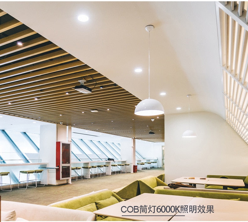 Led Spotlight Ceiling Lamp Recessed LED COB Downlight Dimmable 220V 110V Warm / Pure/Cold White Round Led Spot Light