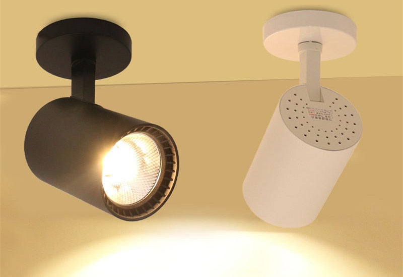 Surface Mounted Spotlight LED Ceiling Spot Light Downlight COB Light Source 10W 15W 20W 30W Ceiling Lamp Clothes Store Lighting