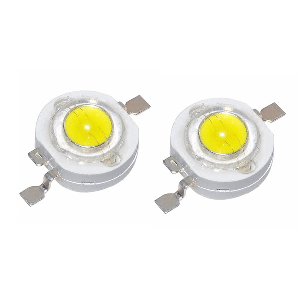 FULL Power 50pcs 1W 3W LED 3V Light Emitting Diode headlights Power LED For SpotLight DownLight Lamp Bulb LED DIY