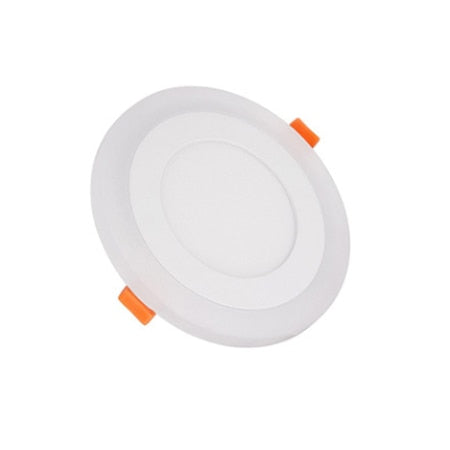 ACETIDE Led  Downlight 6W 9W 16W 24W led Ceiling Recessed panel Light Painel lamp decoration round square  Blue+White 2 color