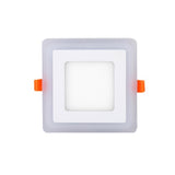 ACETIDE Led  Downlight 6W 9W 16W 24W led Ceiling Recessed panel Light Painel lamp decoration round square  Blue+White 2 color