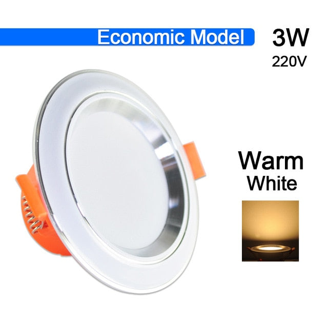 led downlight 3W 5W 9W 12W 15W 18W downlight AC 220V 240V Ultra Thin gold Silver Aluminum Round Recessed LED Spot Lighting