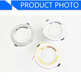 Downlight 3W 5W 9W 12W 15W 18W downlight AC 220V 240V Ultra Thin gold Silver Aluminum Round Recessed LED Spot Lighting six color
