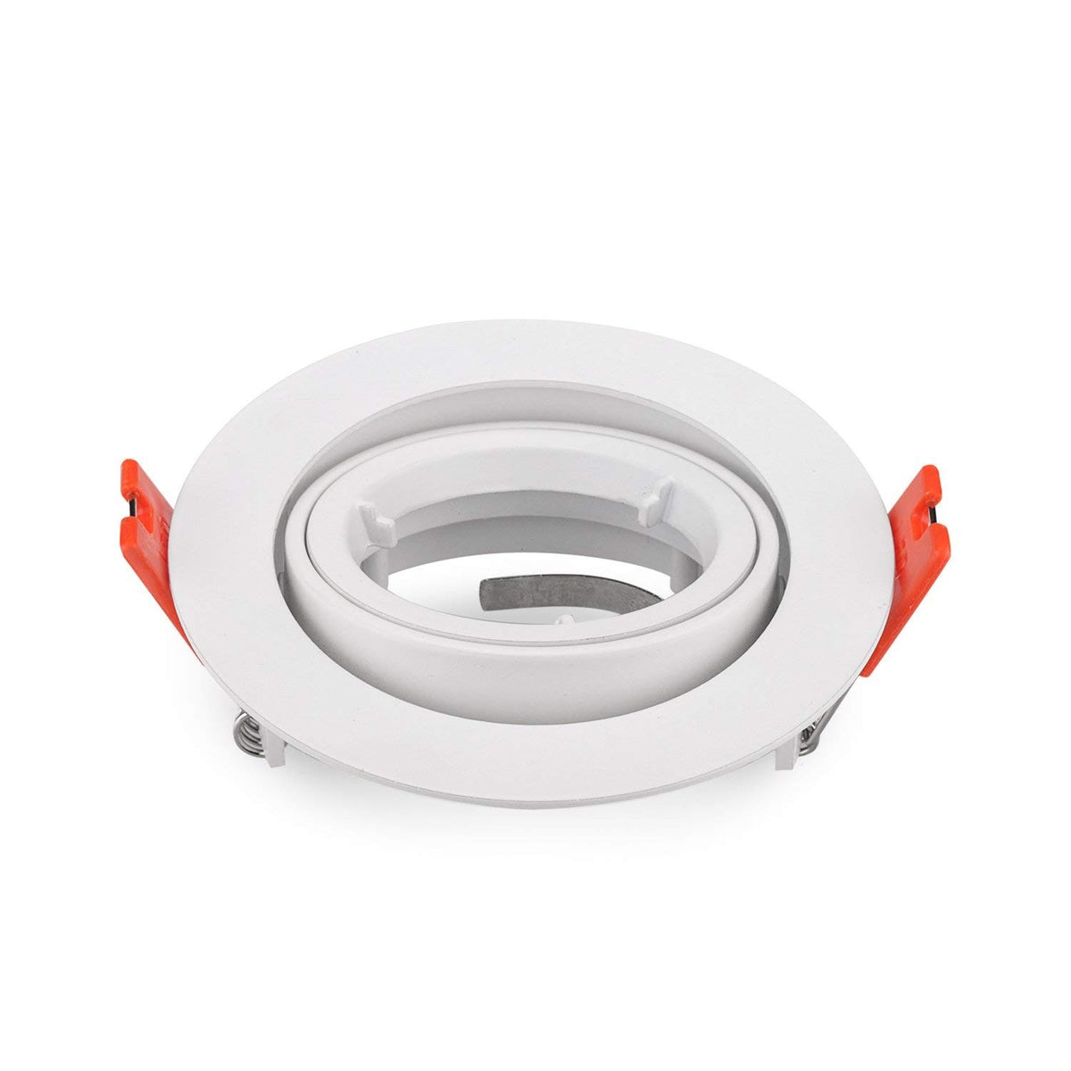 Pack of 2 MR16 Recessed Downlighs Adjustable White Round Lamp Fixtures GU10 MR16 Spotlight Fitting Adjustable