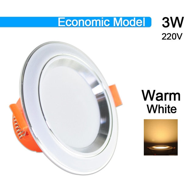 Downlight 3W 5W 9W 12W 15W 18W Spot led downlight AC 220V gold Silver White Ultra Thin Aluminum Round Recessed LED Spot Lighting