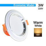 Downlight 3W 5W 9W 12W 15W 18W Spot led downlight AC 220V gold Silver White Ultra Thin Aluminum Round Recessed LED Spot Lighting
