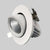 COB LED Ceiling light round high 10W COB grille brushed White 20W square Ceiling downlight Rotate 360 degrees