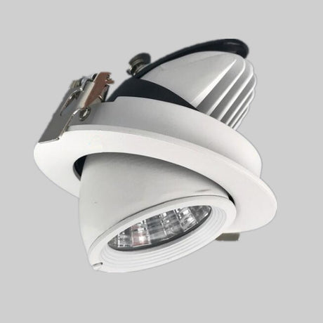 COB LED Ceiling light round high 10W COB grille brushed White 20W square Ceiling downlight Rotate 360 degrees