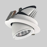 COB LED Ceiling light round high 10W COB grille brushed White 20W square Ceiling downlight Rotate 360 degrees