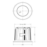 Beam angle 45° 60° recessed led downligh 15W COB led spotlight outdoor led light  25W led down light top high quality 2pcs/lot