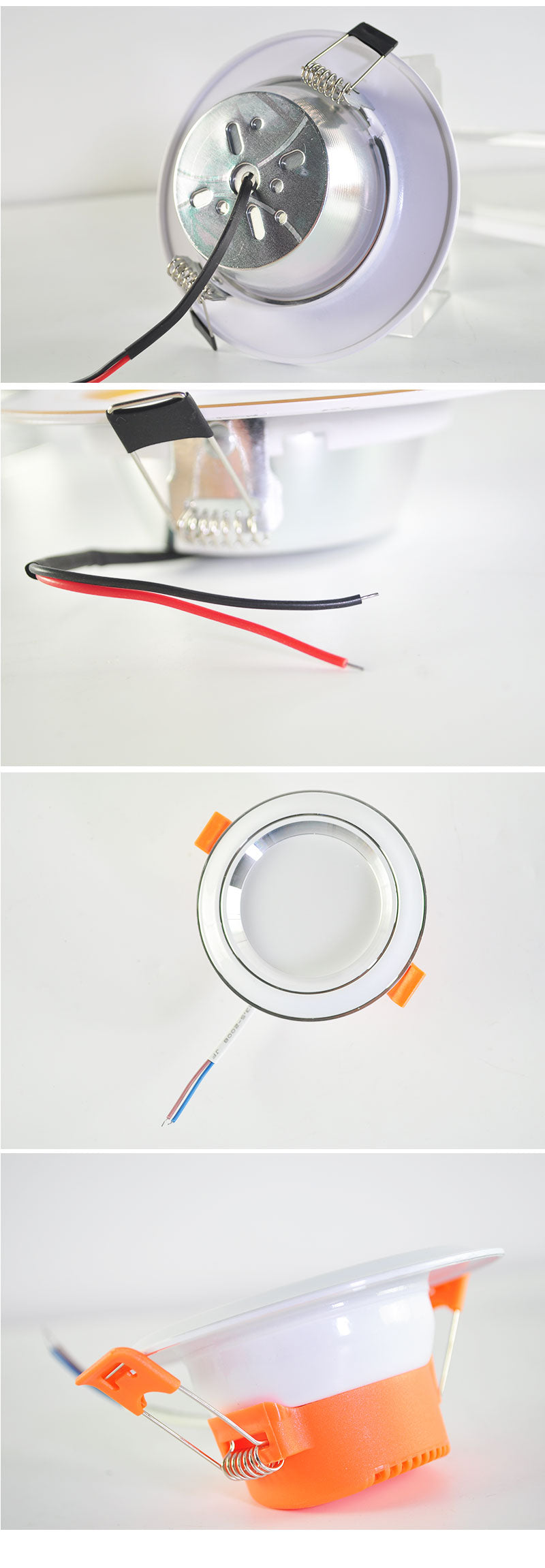 Downlight 3W 5W 9W 12W 15W 18W Spot led downlight Silver White gold Ultra Thin  AC220V Aluminum Round Recessed LED Spot Lighting