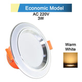 Downlight 3W 5W 9W 12W 15W 18W Spot led downlight Silver White gold Ultra Thin  AC220V Aluminum Round Recessed LED Spot Lighting