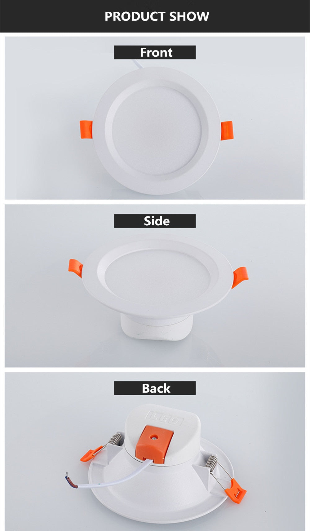 LED 3W/5W/7W Ceiling Lamp Downlights For Bathroom Stairs Balcony AC220V With Intelligent Radar Sensor Lighting