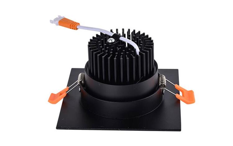 Dimmable LED COB Spotlight Ceiling lamp AC85-265V 3W 5W 7W 9W 12W 15W Aluminum recessed downlights round Led Spot Light