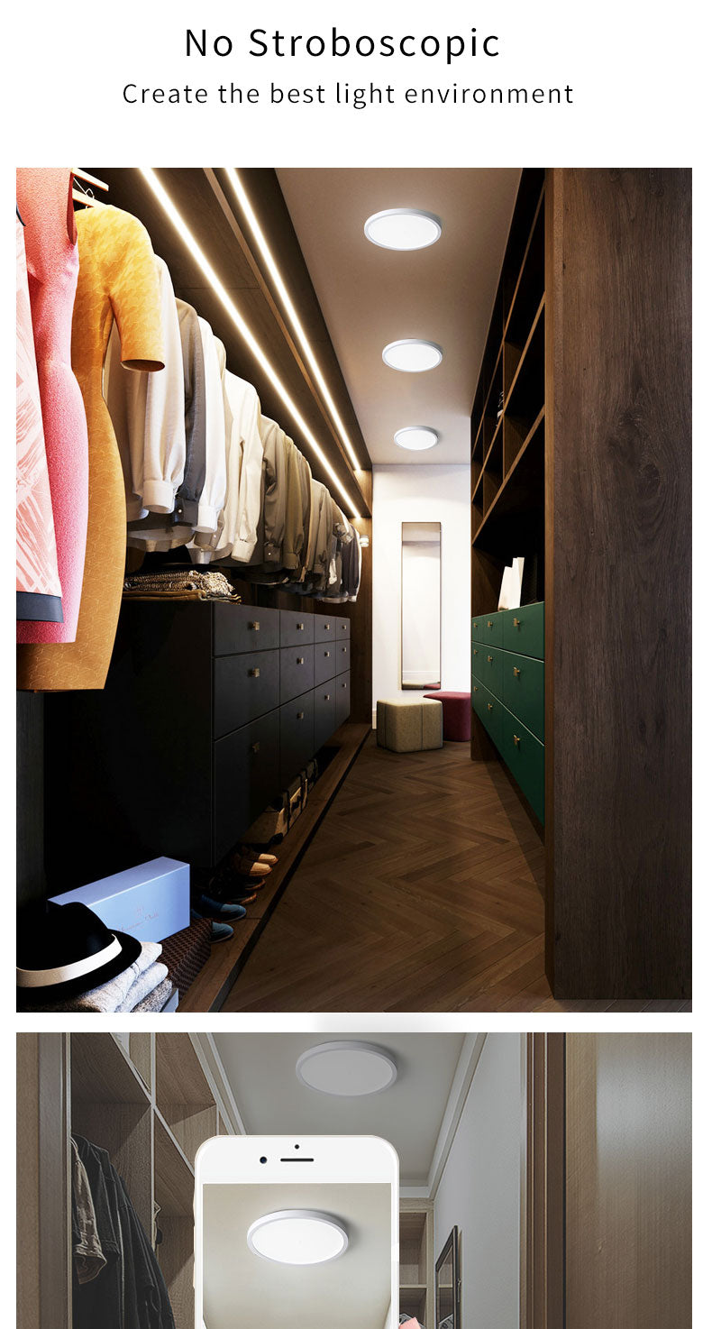 LED Downlight 6W 9W 13W 18W 24W Modern Surface Mount Downlight AC85-265V For Kitchen Bedroom Aisle Bathroom Lamps