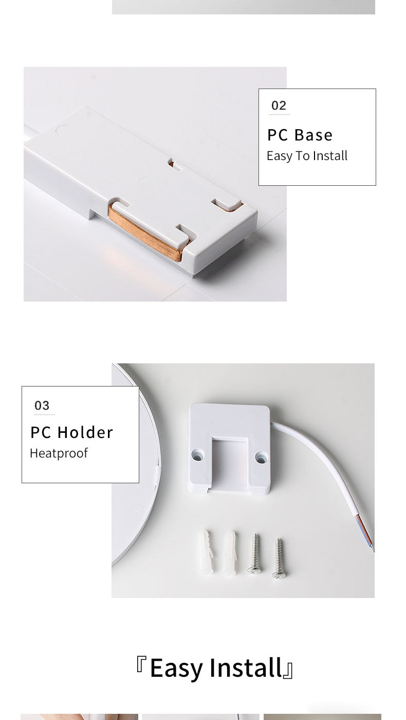 LED Downlight 6W 9W 13W 18W 24W Modern Surface Mount Downlight AC85-265V For Kitchen Bedroom Aisle Bathroom Lamps