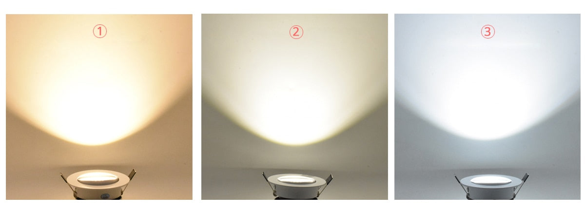 Small Spot 4pc/pack Downlights COB 3W led spots 220v dimmable Light ceiling recessed spot LED recessed spot light