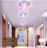 Crystal Spotlight LED Ceiling Light Embedded Living Room Downlight Ceiling Aisle Light Corridor Light