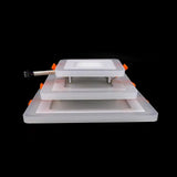 LED Ceiling 6W 9W 16W 24W Recessed panel Light Panel lamp home decoration round square Led Panel Downlight Blue +White 2 colors