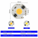 LED COB Chip 220V 10pcs/lot 3W 5W 7W 9W Smart IC No Need Driver LED Bulb Lamp for Flood Light Spotlight Downlight Diy Lighting